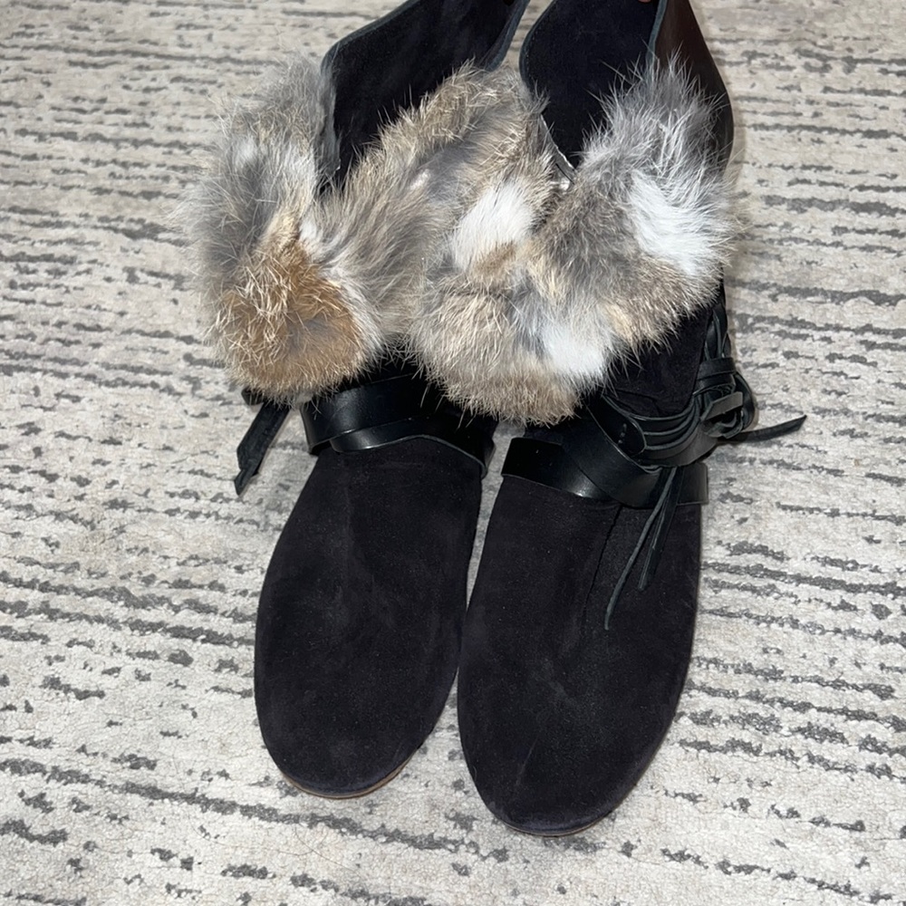 Isabel marant fur boots